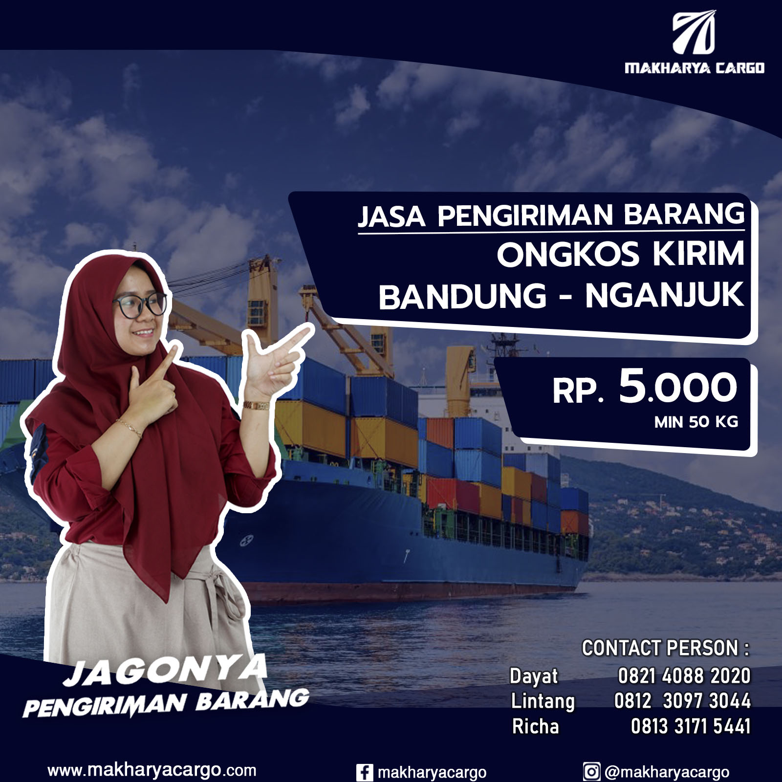 Ongkos Kirim Bandung Nganjuk