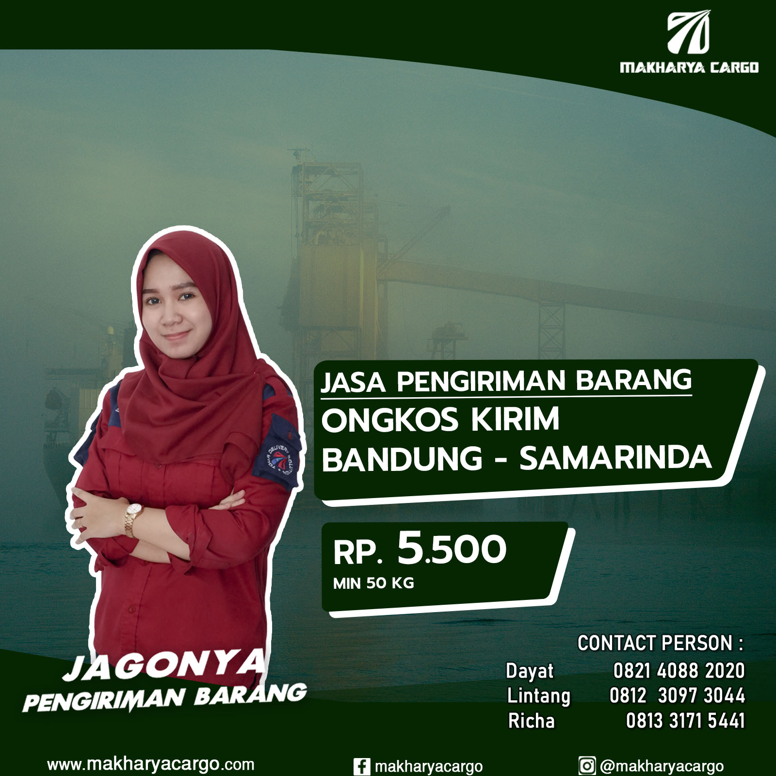 Ongkos Kirim Bandung Samarinda