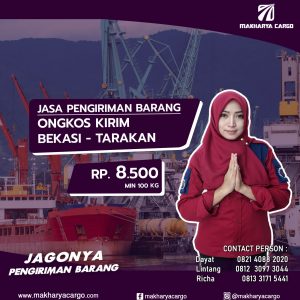 Ongkos Kirim Bekasi Tarakan