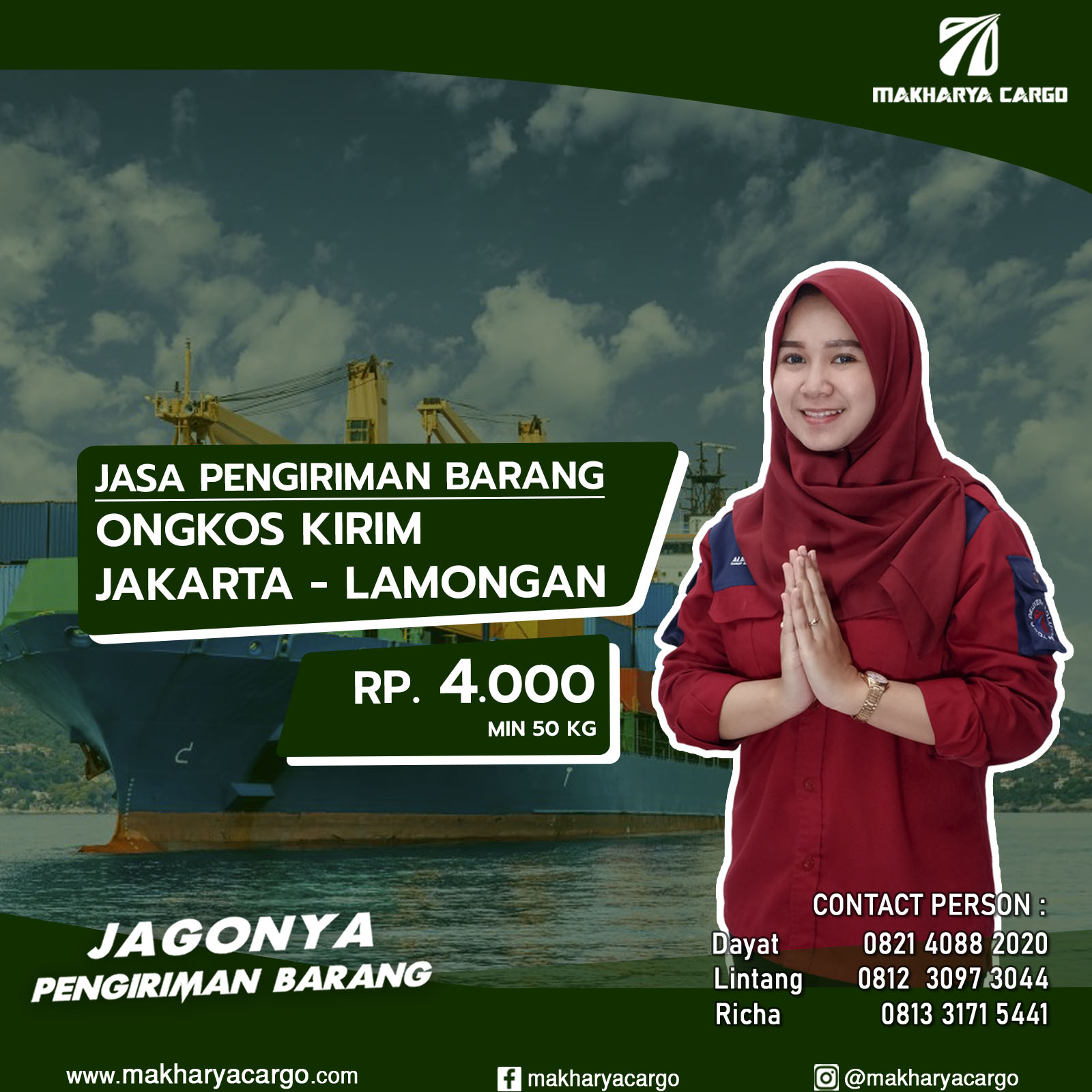 Ongkos Kirim Jakarta Lamongan