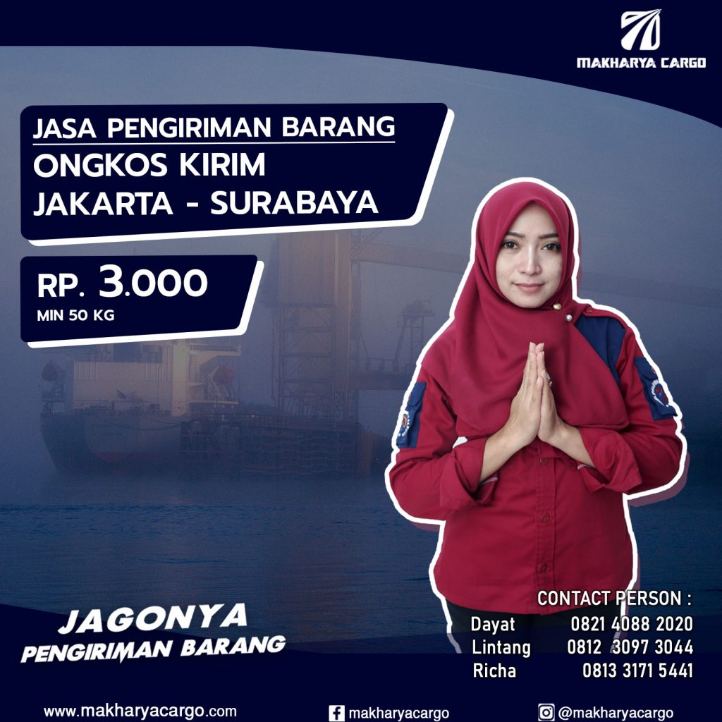 Ongkos Kirim Jakarta Surabaya