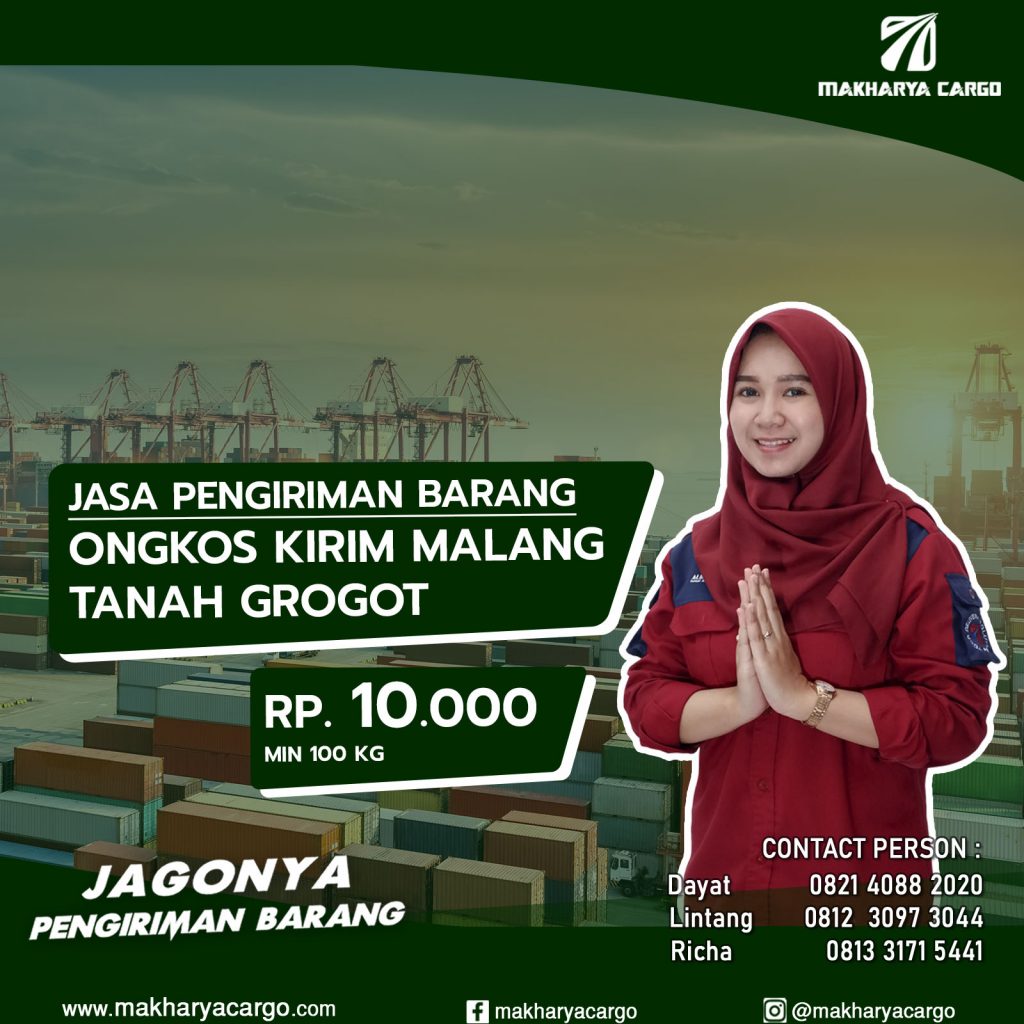 Ongkos Kirim Malang Tanah Grogot Free Pick Up 2021
