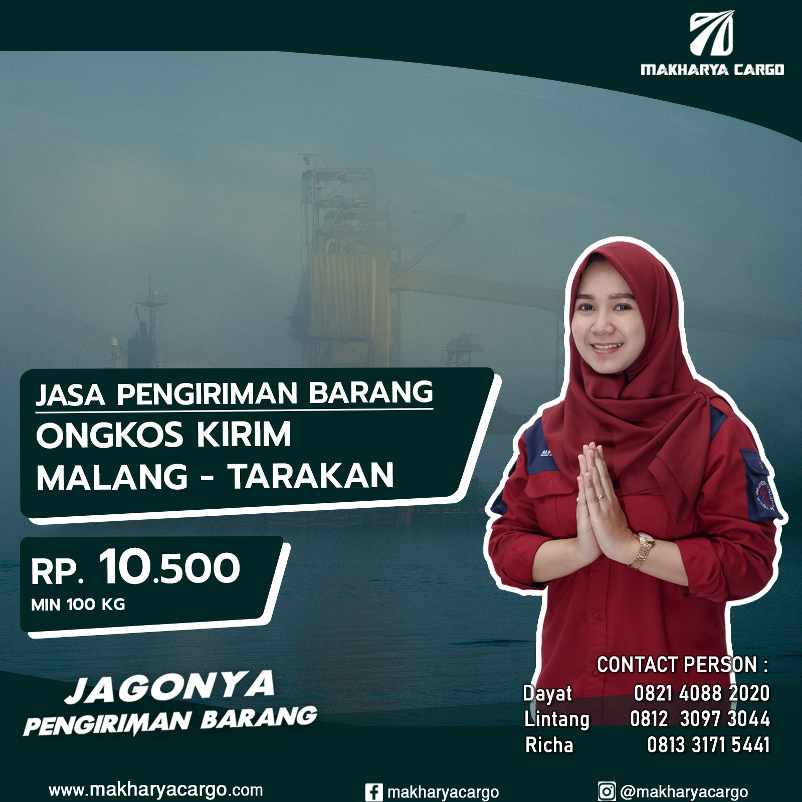 Ongkos Kirim Malang Tarakan