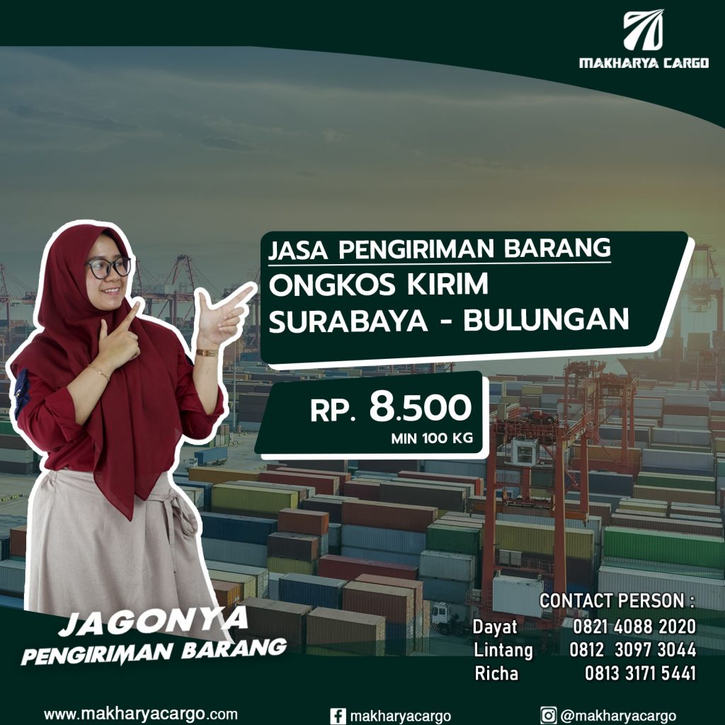 Ongkos Kirim Surabaya Bulungan