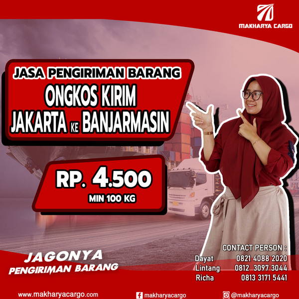 Ongkos Kirim JakartaBanjarmasin