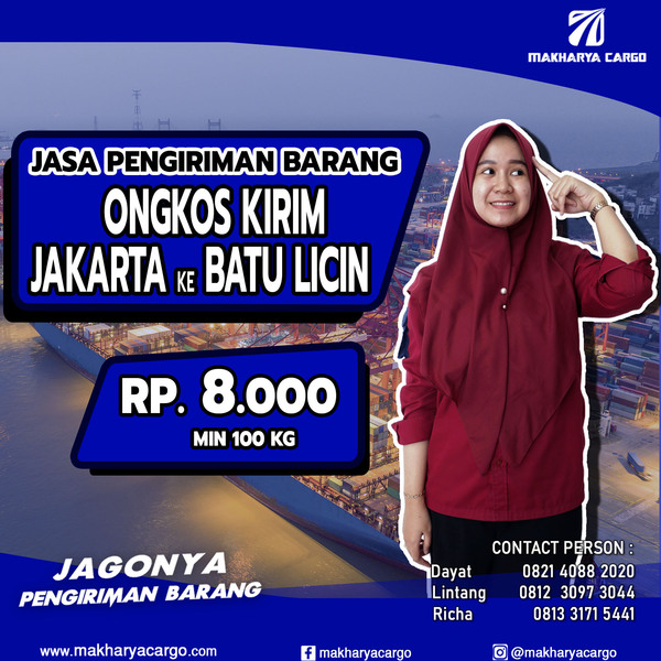 Ongkos Kirim Jakarta Batu Licin