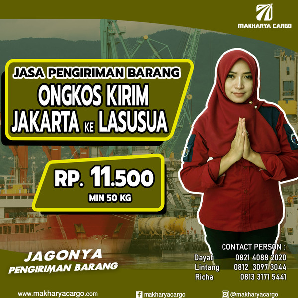 Ongkos Kirim Jakarta Lasusua