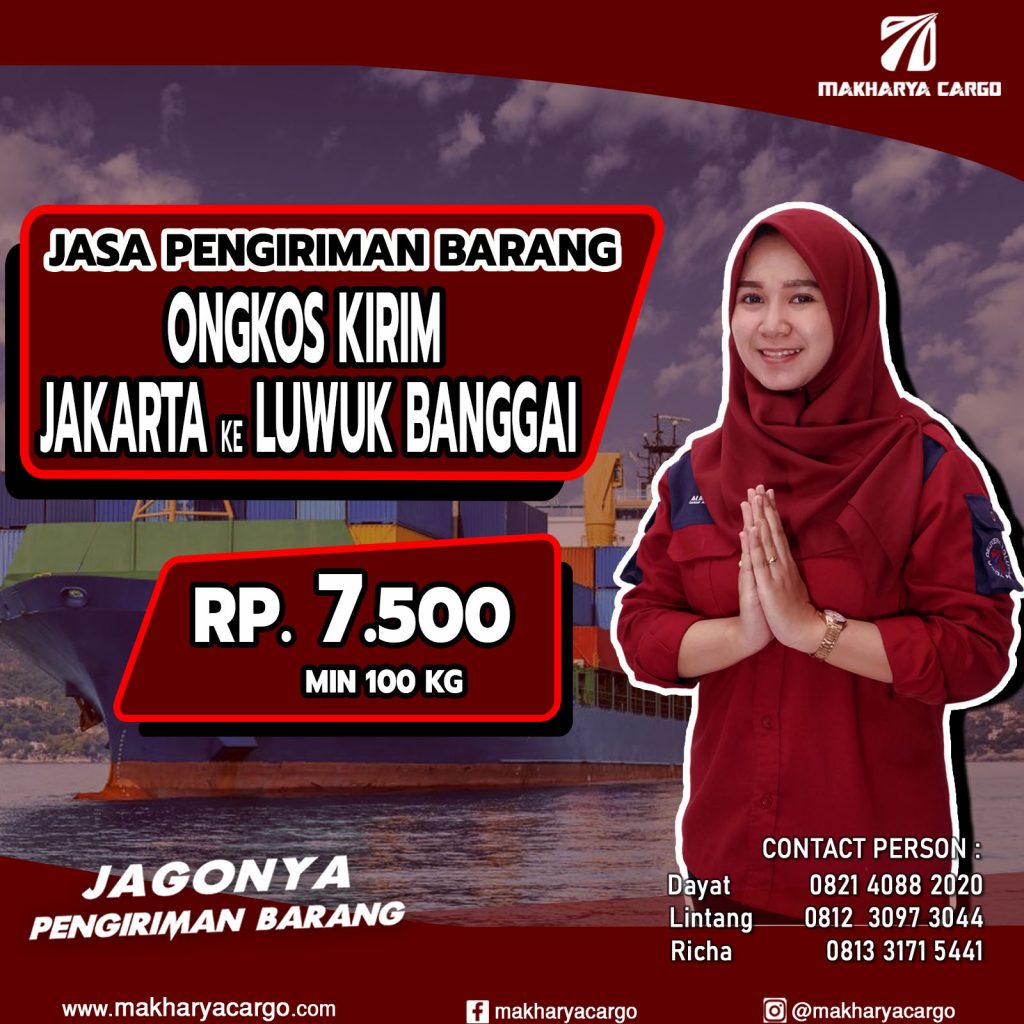 Ongkos Kirim Jakarta Luwuk Banggai