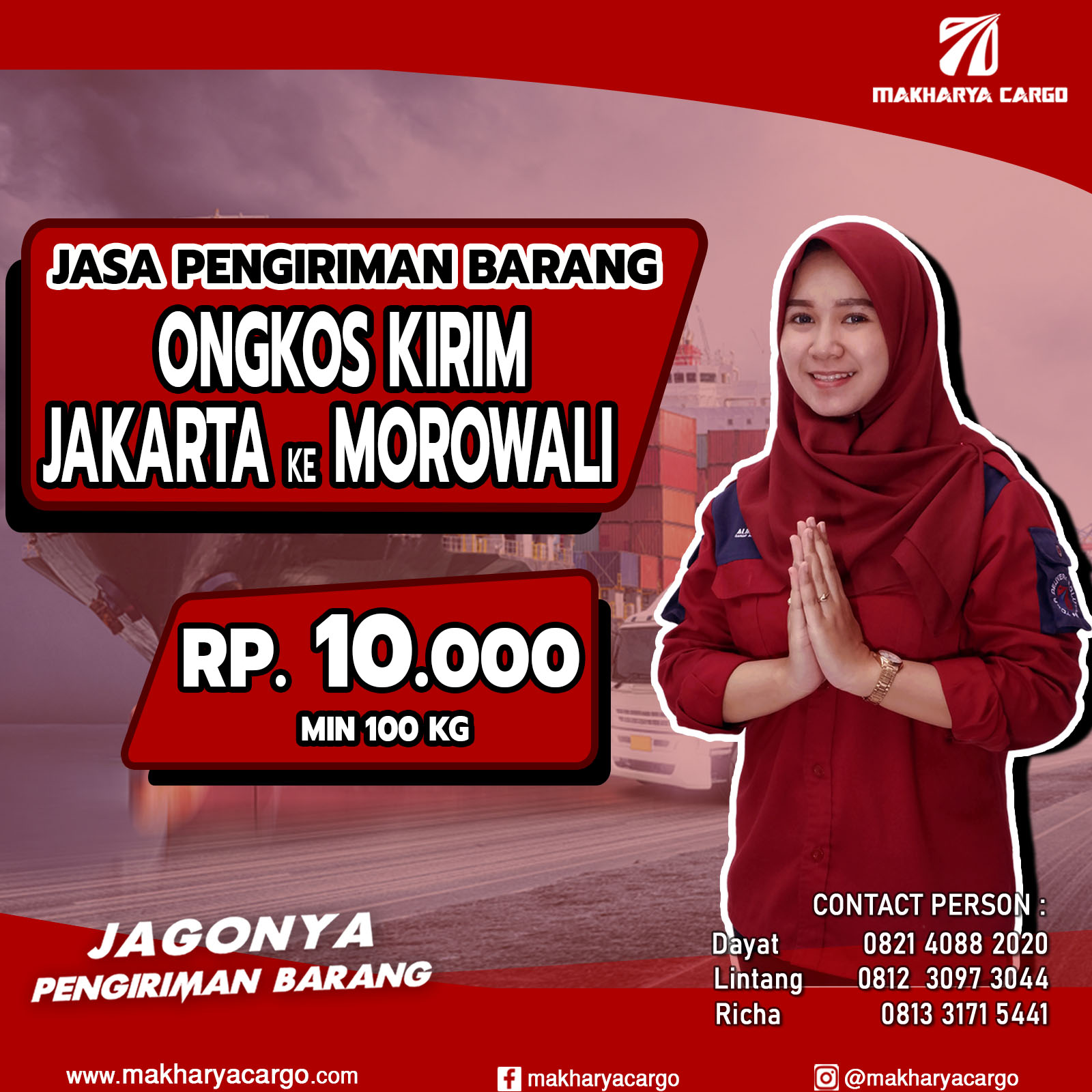 Ongkos Kirim Jakarta Morowali