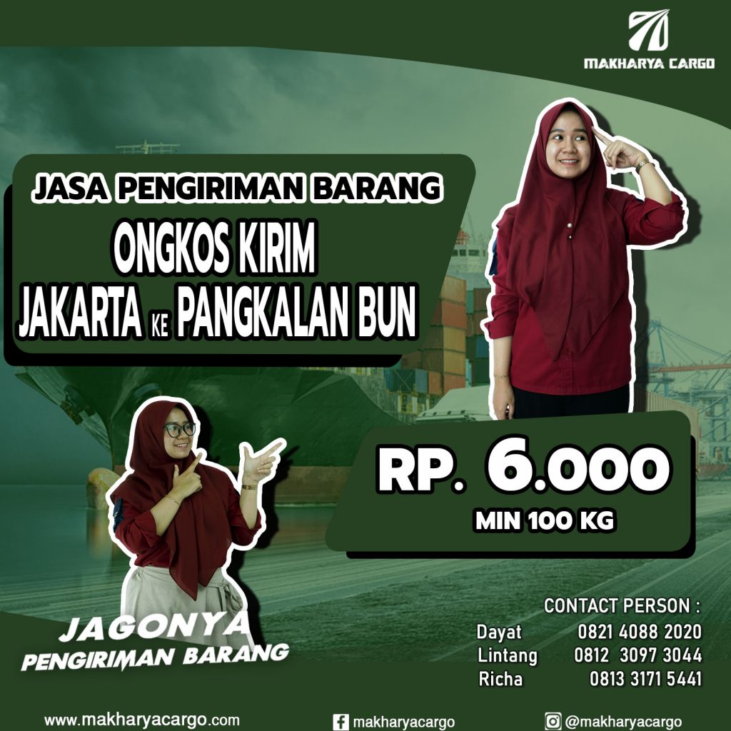 Ongkos Kirim Jakarta Pangkalan Bun