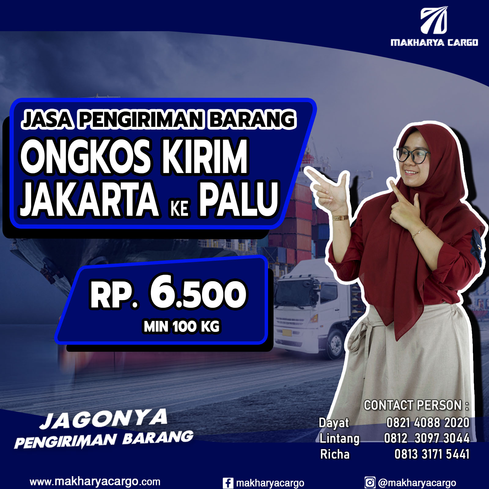 Ongkos Kirim Jakarta Palu