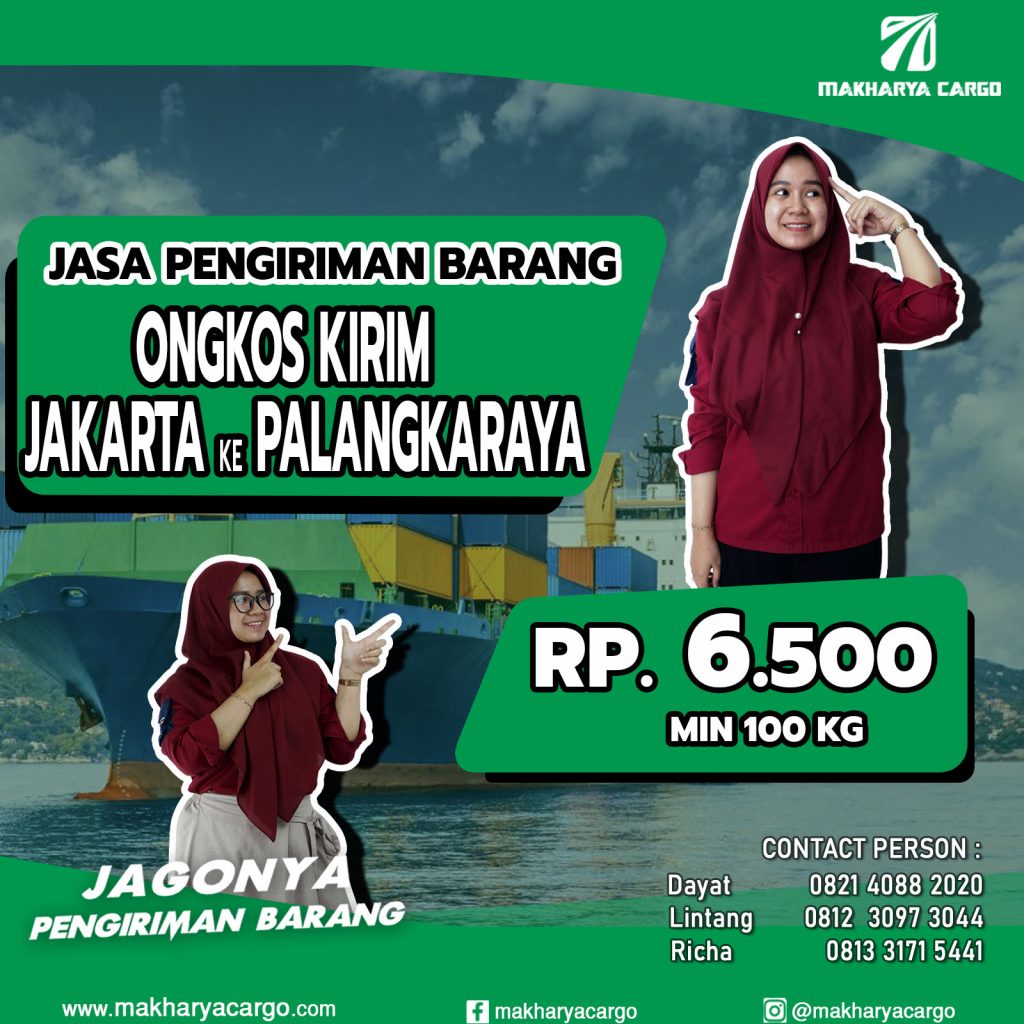 Ongkos Kirim Jakarta Palangkaraya