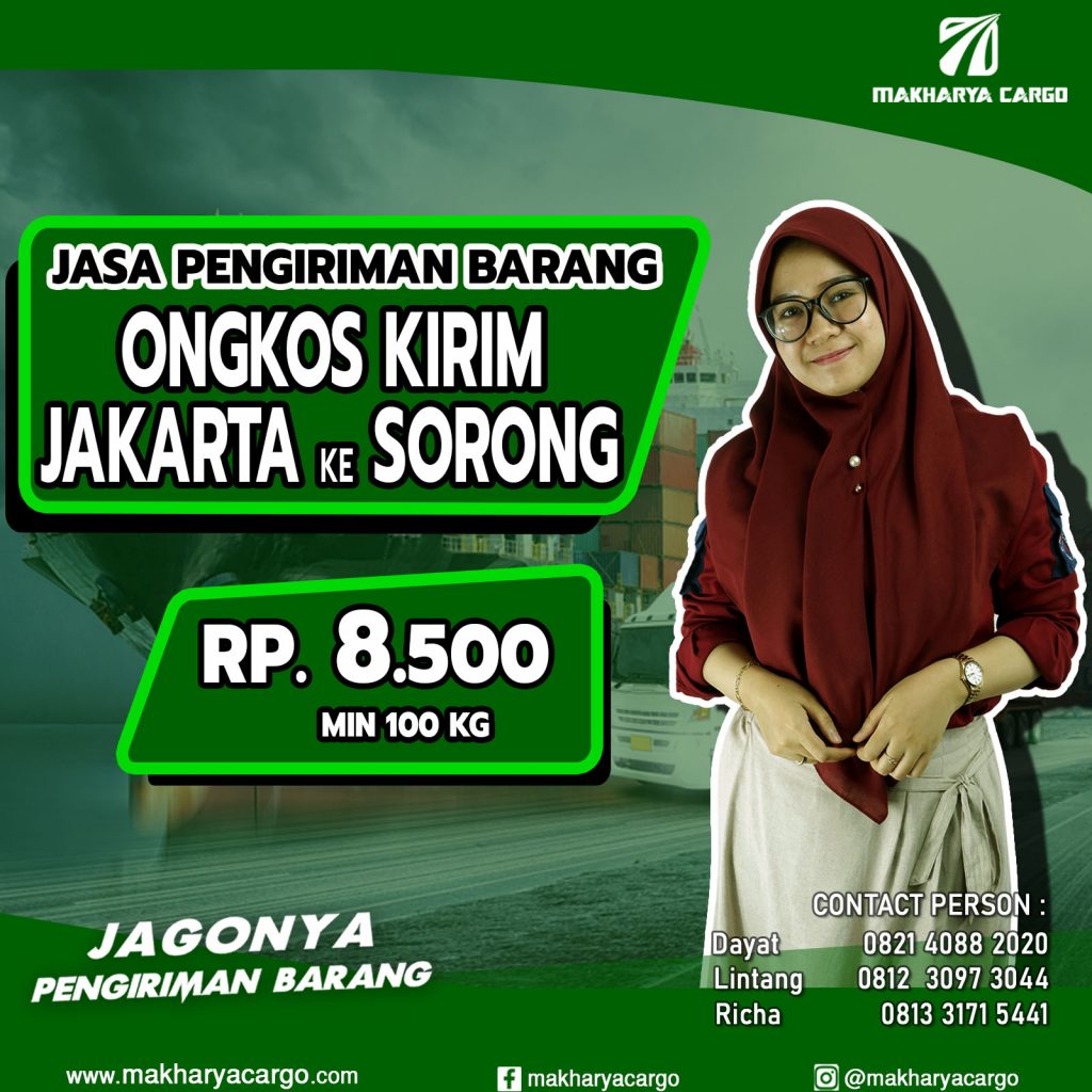Ongkos Kirim Jakarta Sorong
