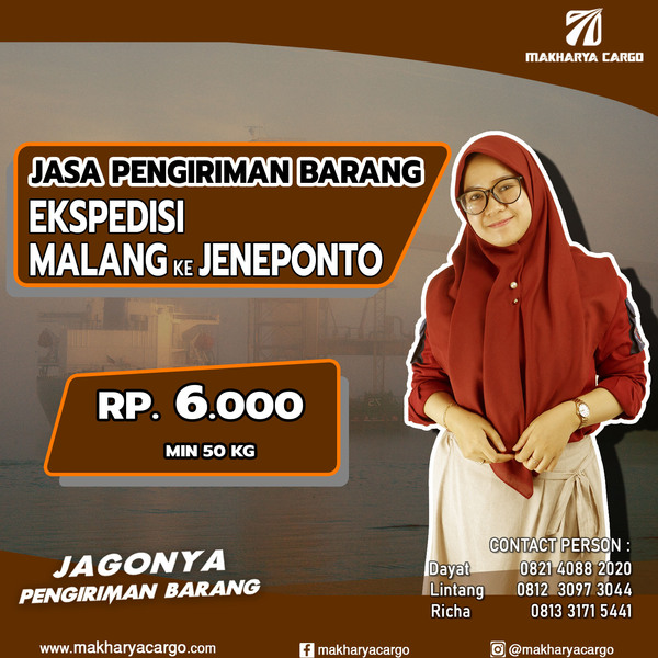 Ekspedisi Malang JenepontoEkspedisi Malang Jeneponto