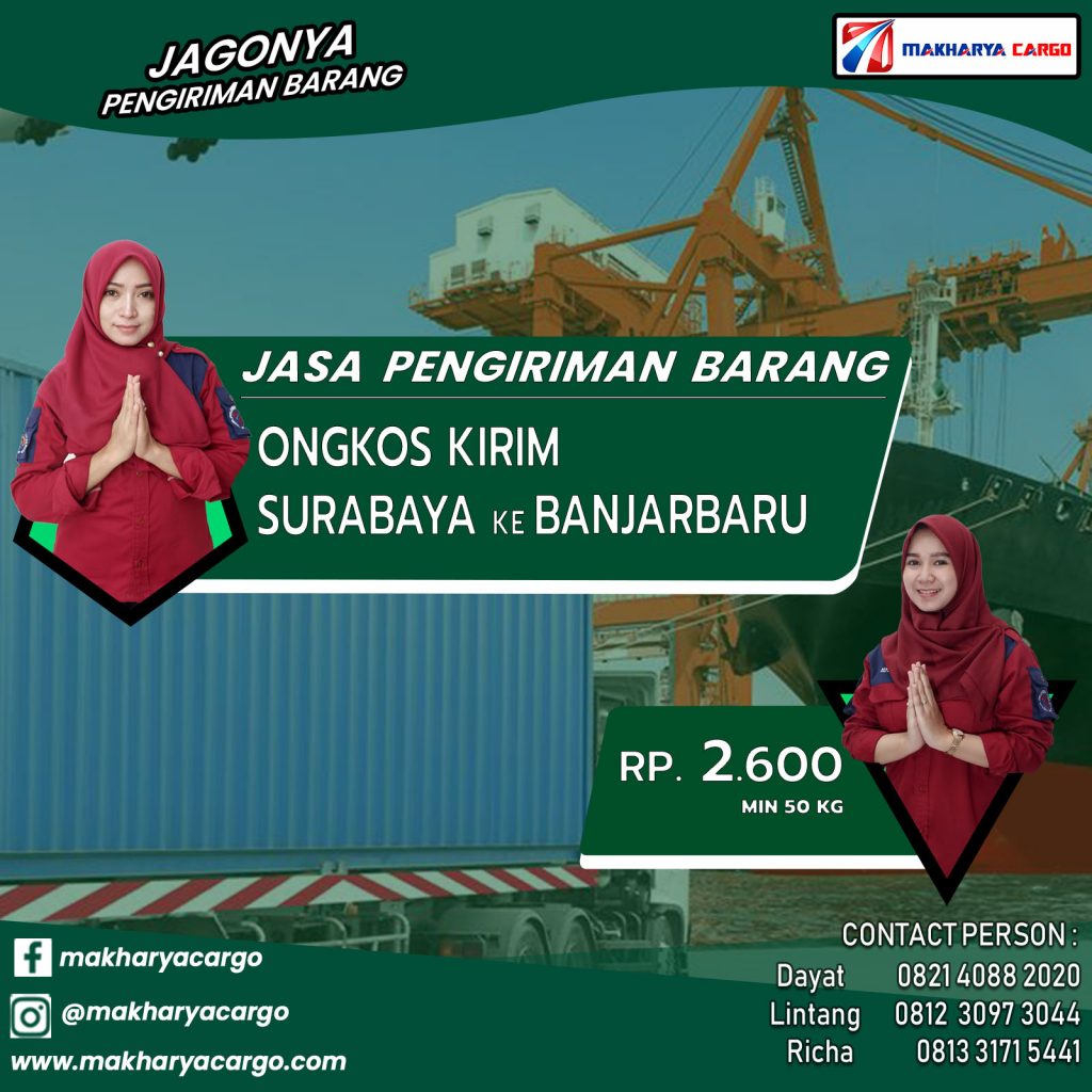 Ongkos Kirim Surabaya Banjarbaru
