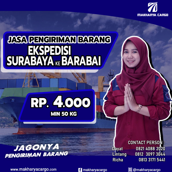 Ekspedisi Surabaya Barabai