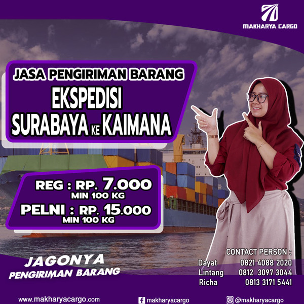 Ekspedisi Surabaya Kaimana