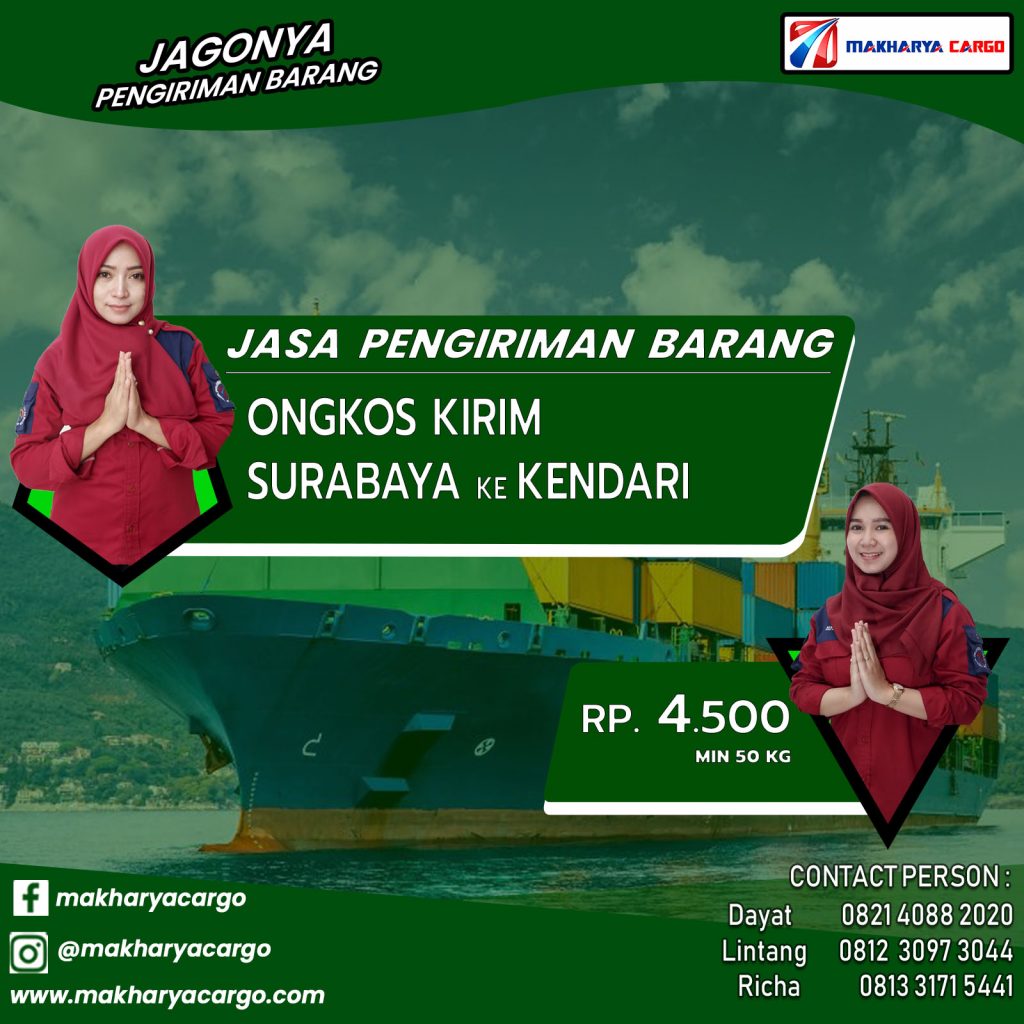 Ongkos Kirim Surabaya Kendari