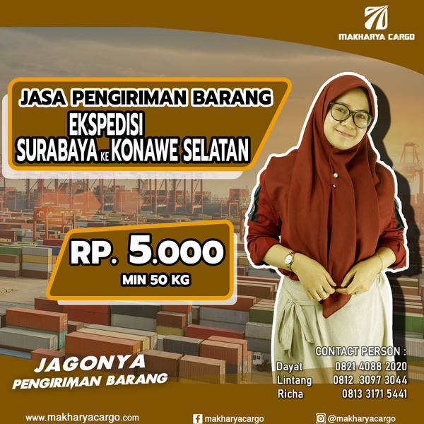 Ekspedisi Surabaya Konawe Selatan