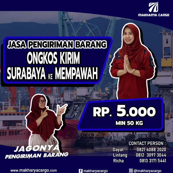 Ongkos Kirim Surabaya Mempawah