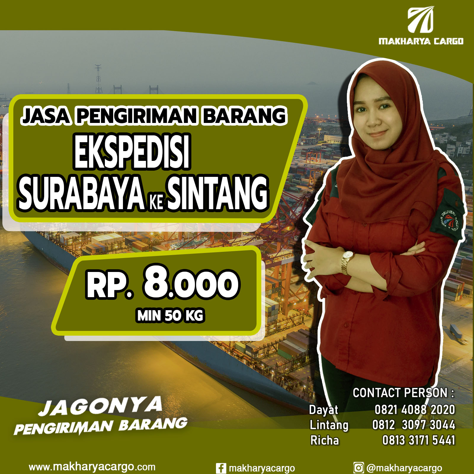 Ekspedisi Surabaya Sintang