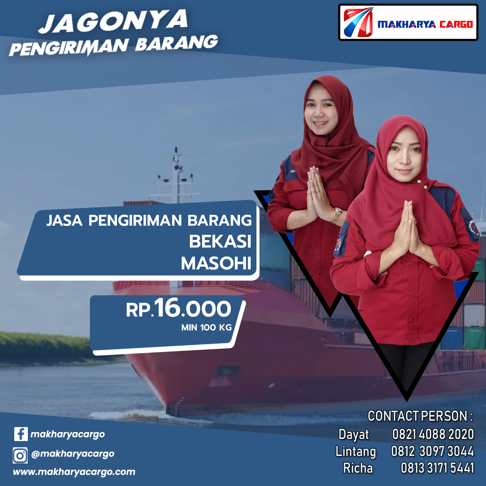 Jasa Pengiriman Barang Bekasi Masohi Ongkir Rp 16.000 Termurah Jasa Pengiriman Barang Bekasi Masohi