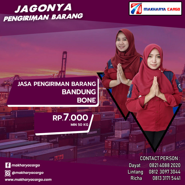 Jasa Pengiriman Barang Bandung Bone