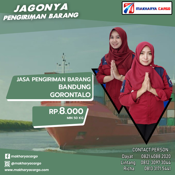 Jasa Pengiriman Barang Bandung Gorontalo