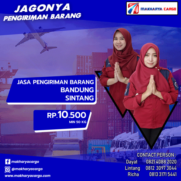 Jasa Pengiriman Barang Bandung Sintang