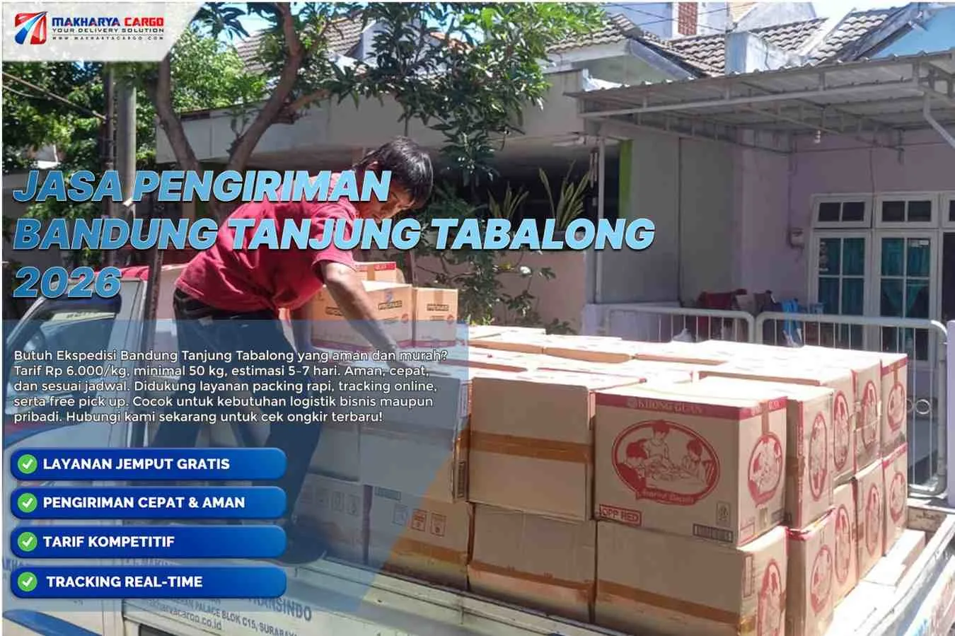 Jasa Pengiriman Bandung Tanjung Tabalong