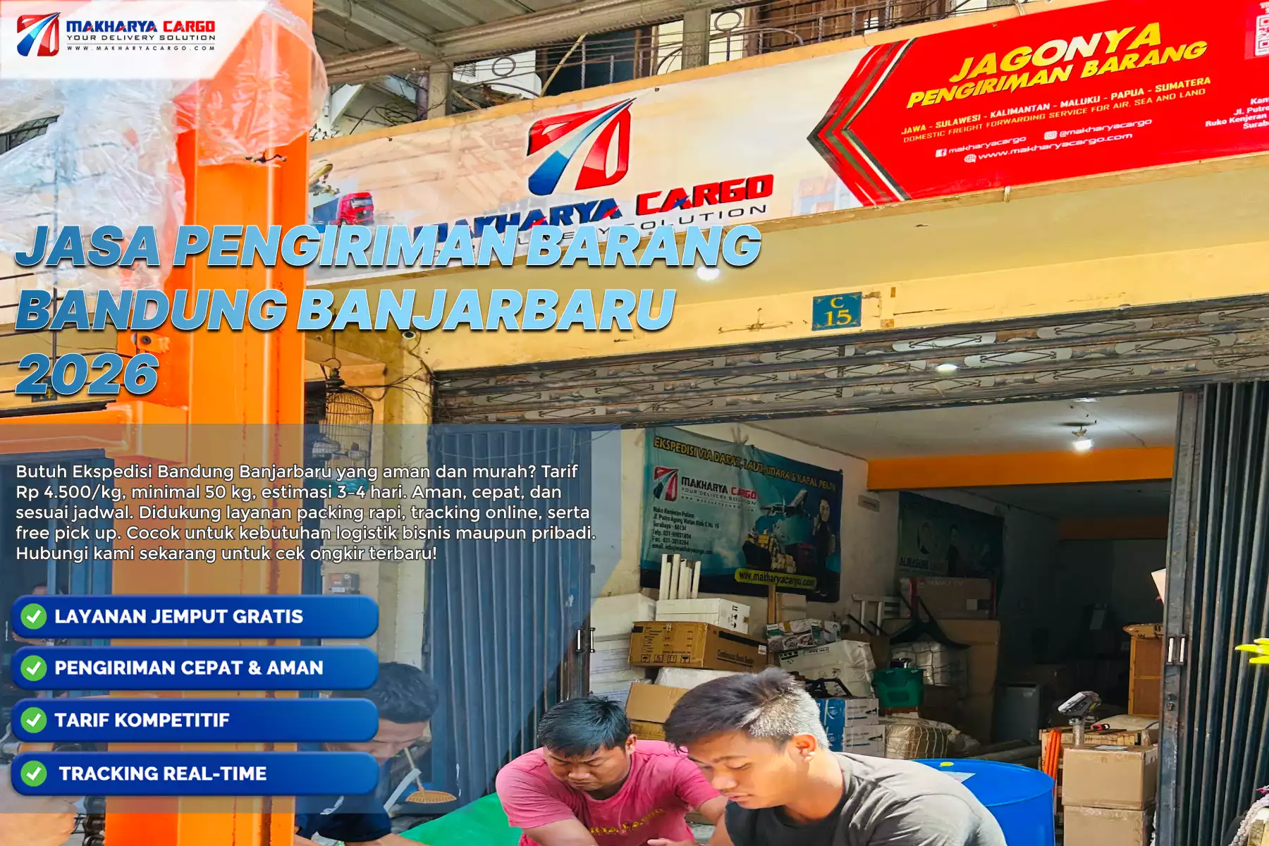 Jasa Pengiriman Barang Bandung Banjarbaru