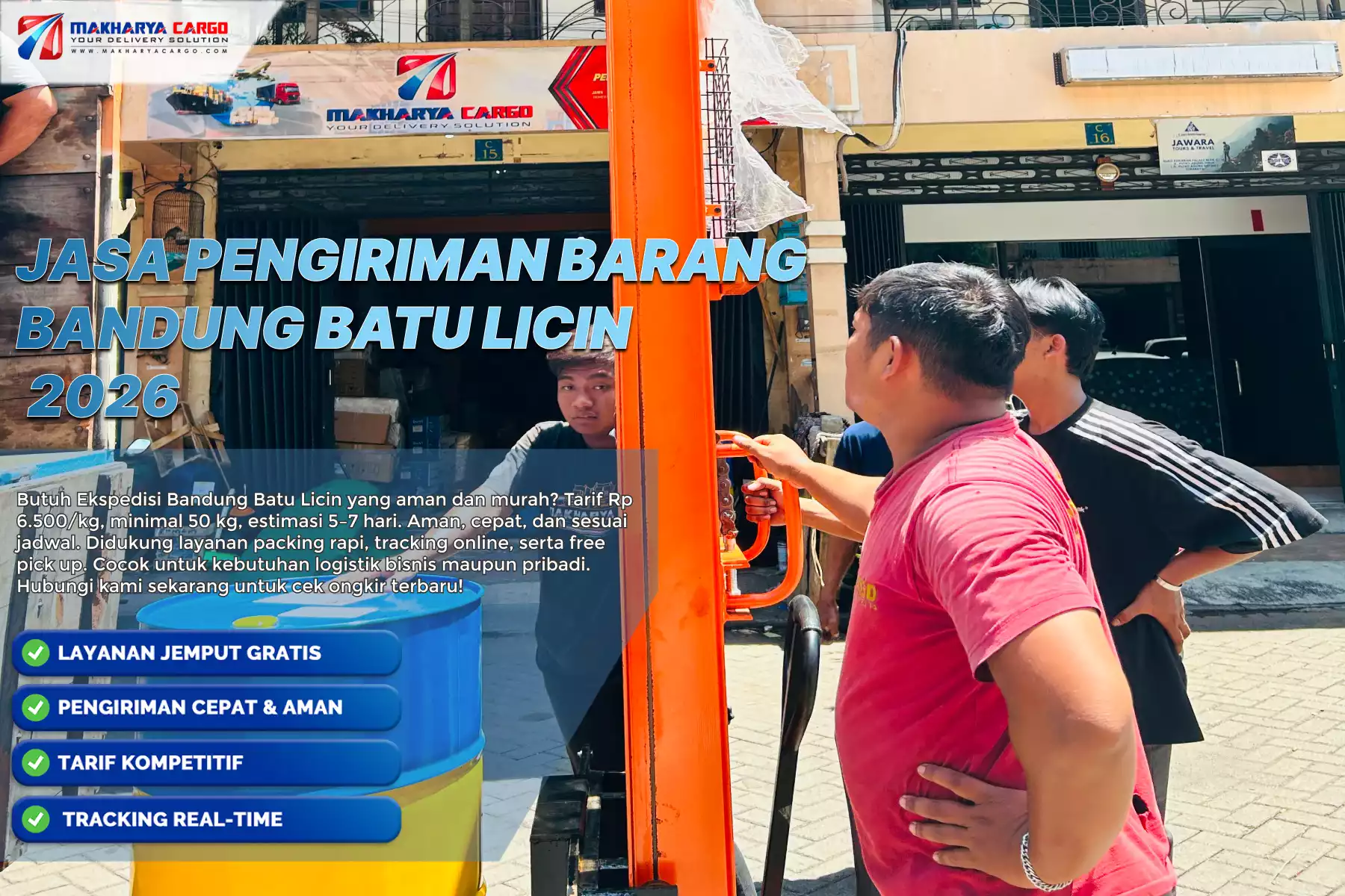 Jasa Pengiriman Barang Bandung Batu Licin