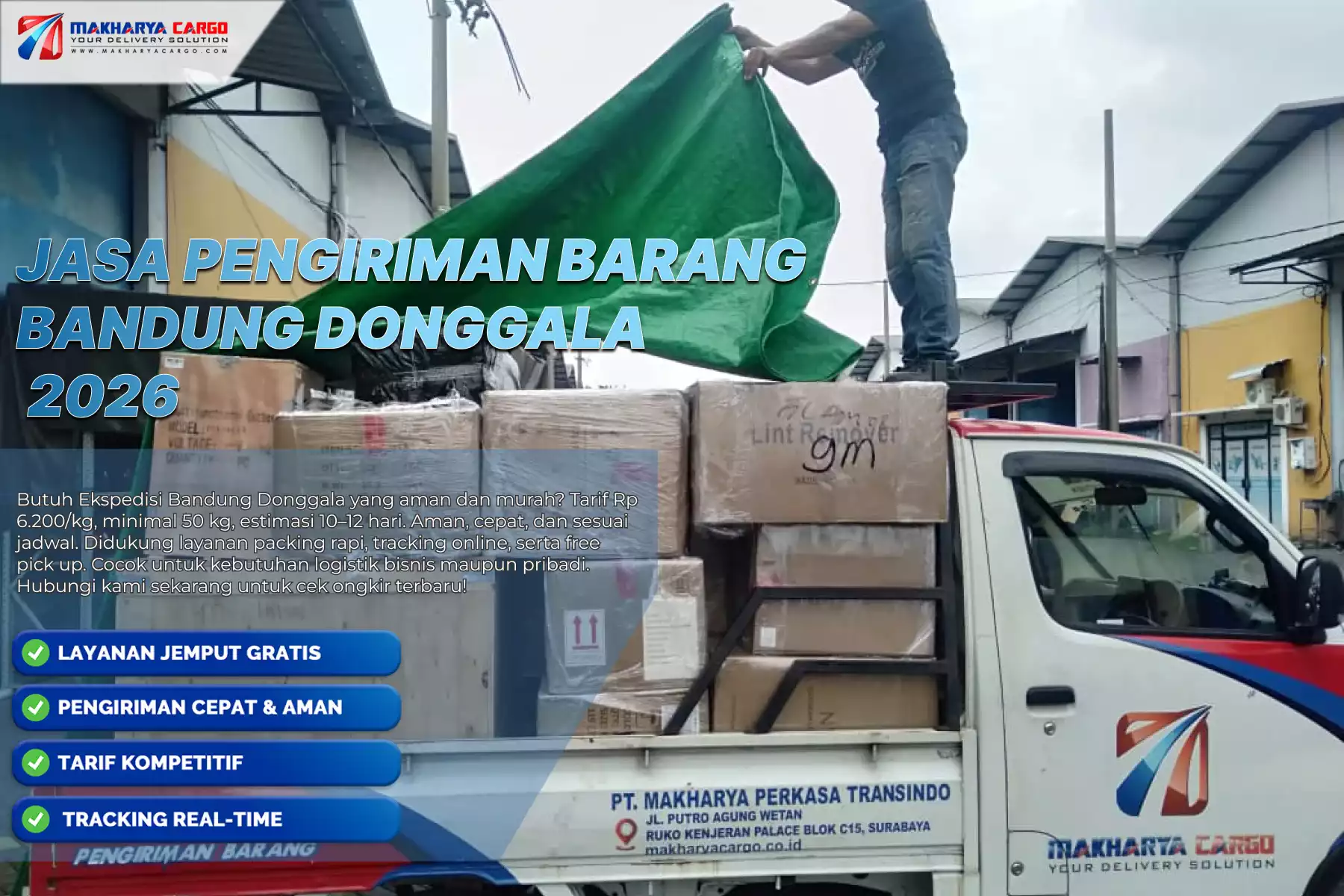 Jasa Pengiriman Barang Bandung Donggala