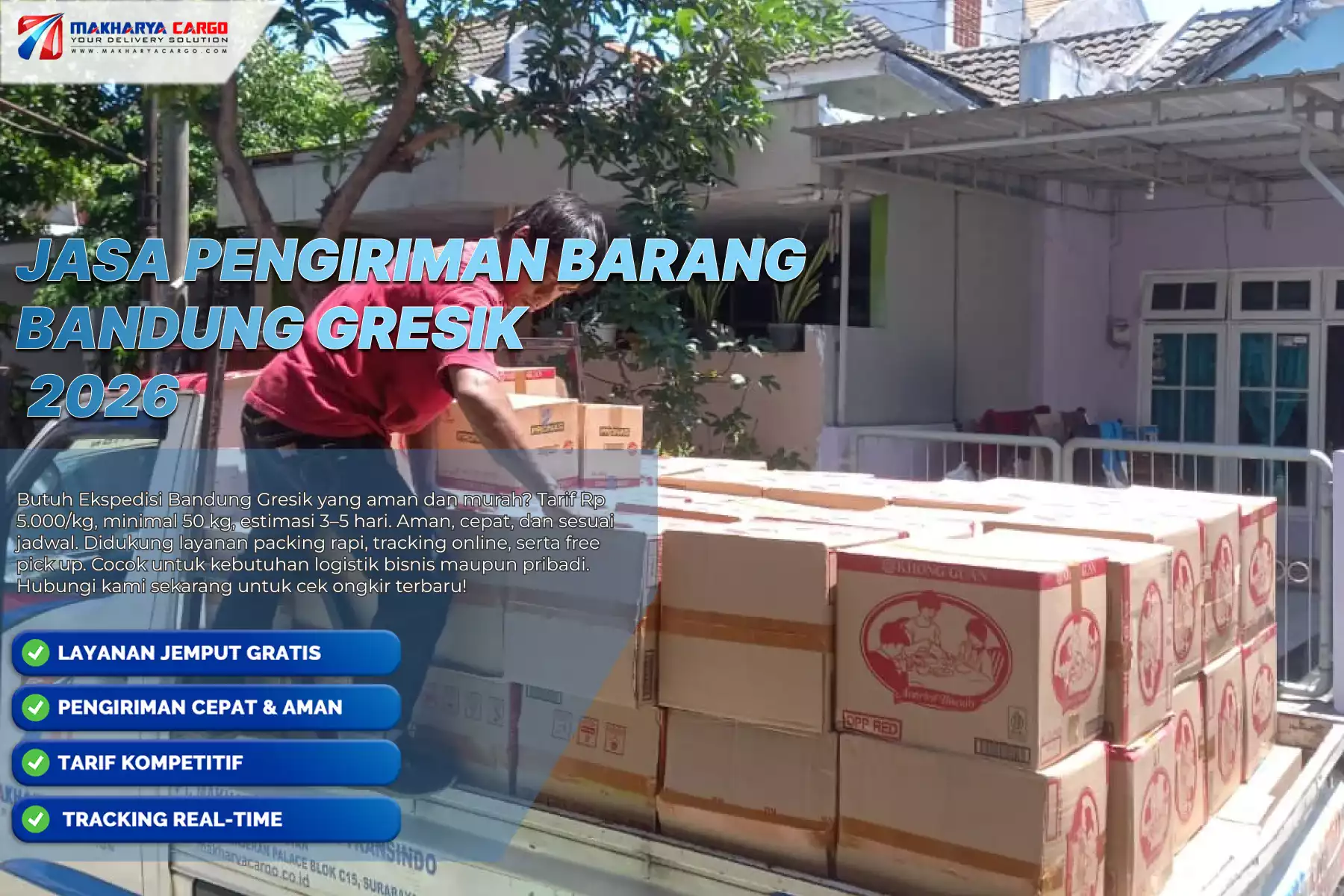 Jasa Pengiriman Barang Bandung Gresik