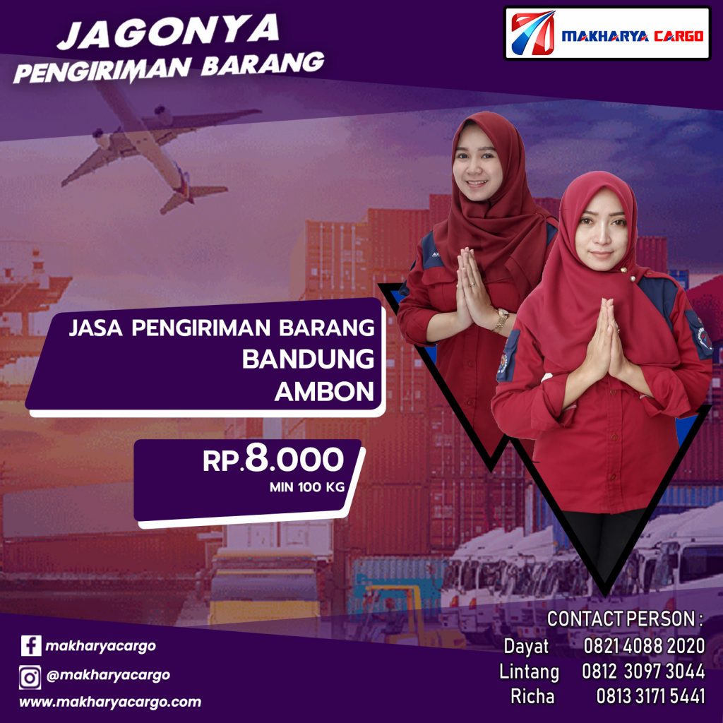 Jasa Pengiriman Barang Bandung Ambon