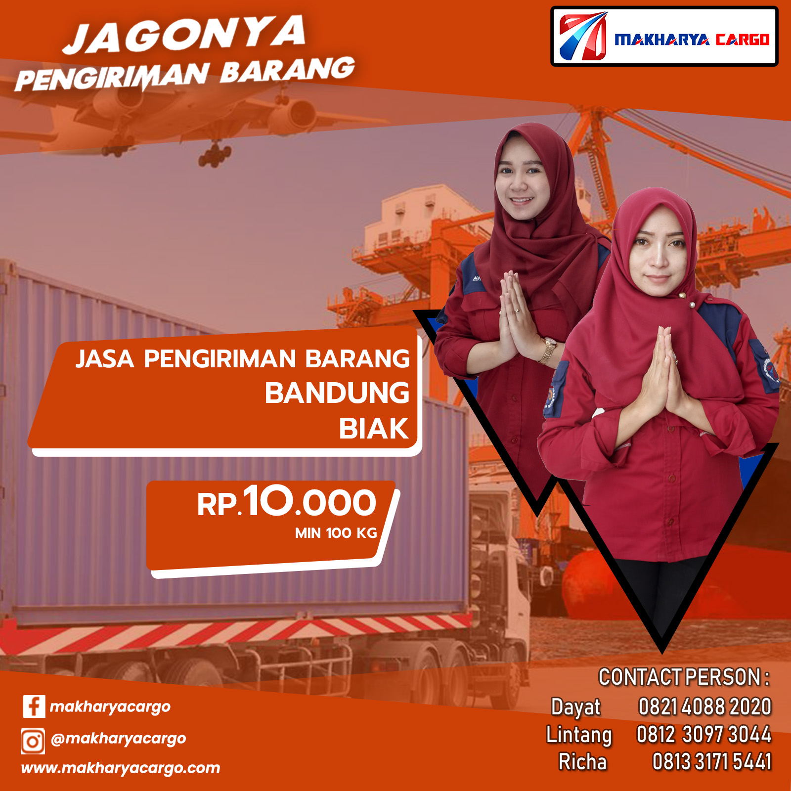 Jasa Pengiriman Barang Bandung Biak