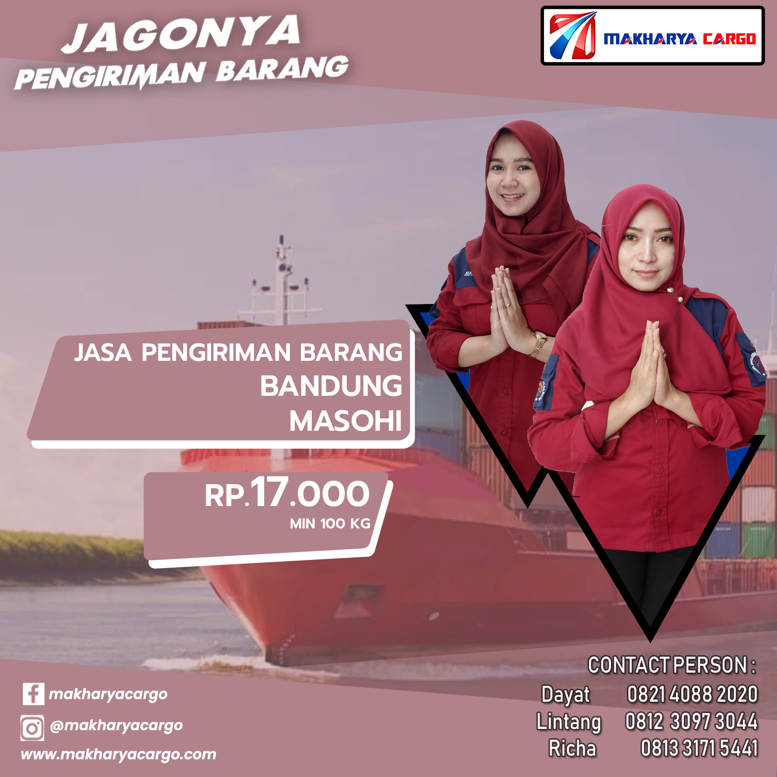Jasa Pengiriman Barang Bandung Masohi 