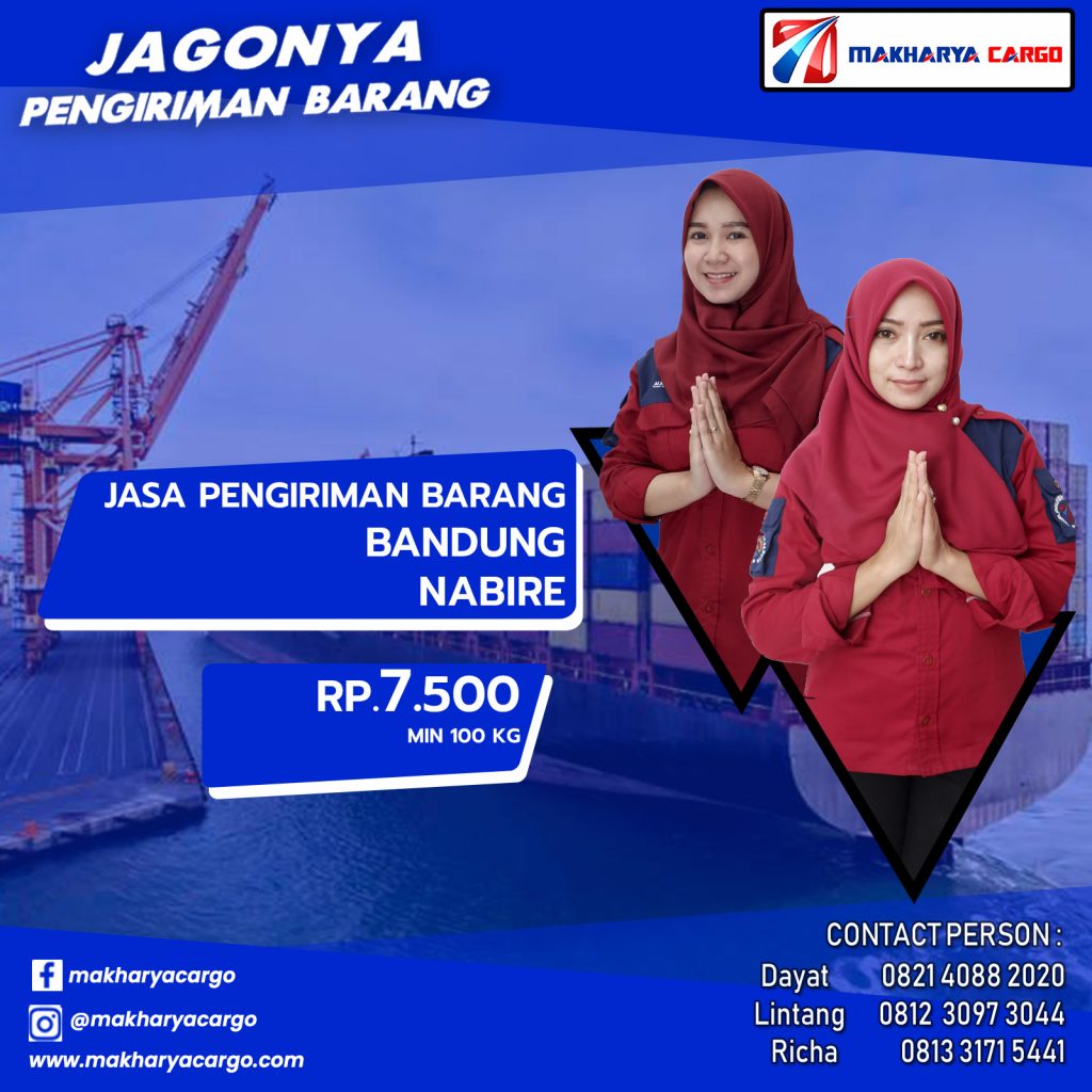 Jasa Pengiriman Barang Bandung Nabire