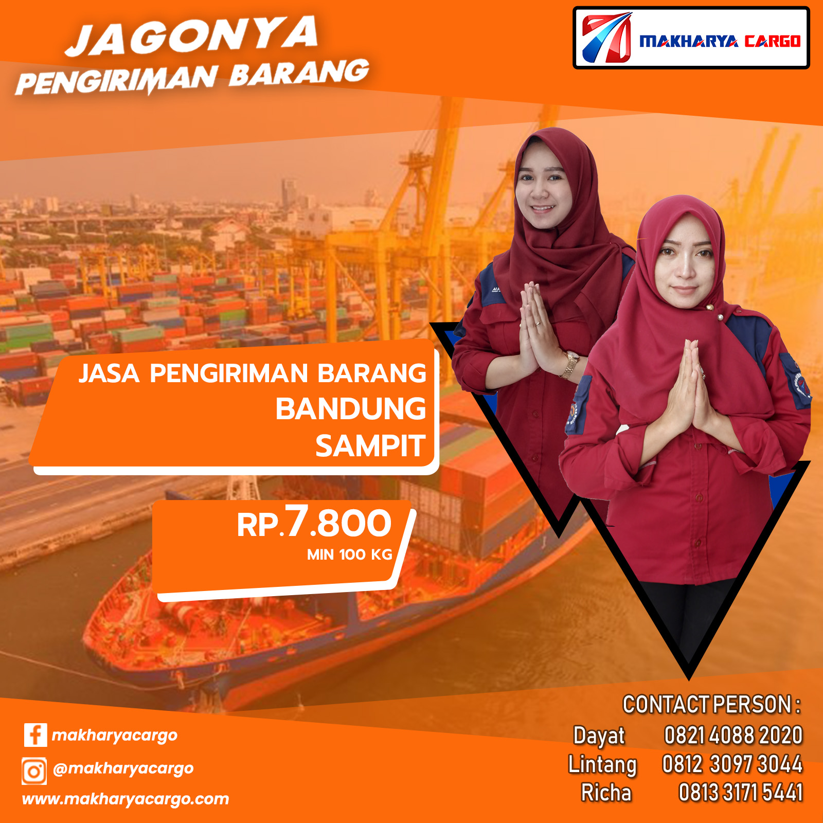 Jasa_Pengiriman_Barang_Bandung_Sampit