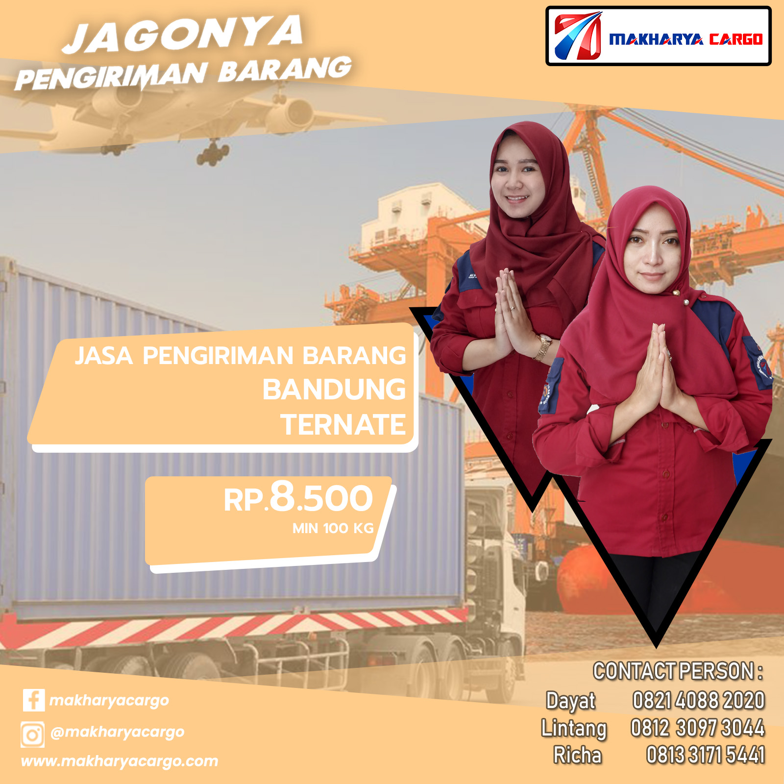 Jasa Pengiriman Barang Bandung Ternate