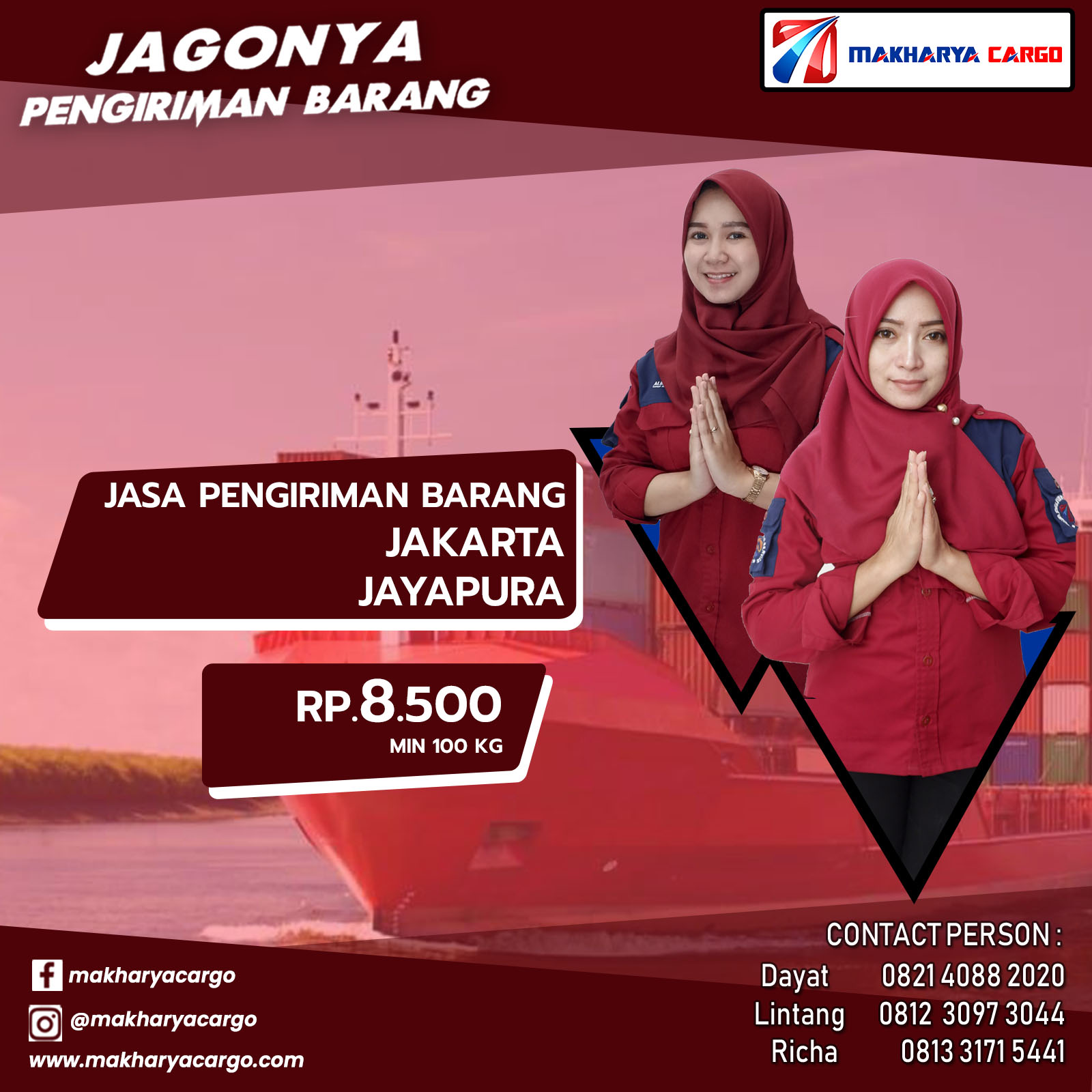 Jasa Pengiriman Barang Jakarta Jayapura Ongkir Rp 8.500 Jasa Pengiriman Barang Jakarta Jayapura