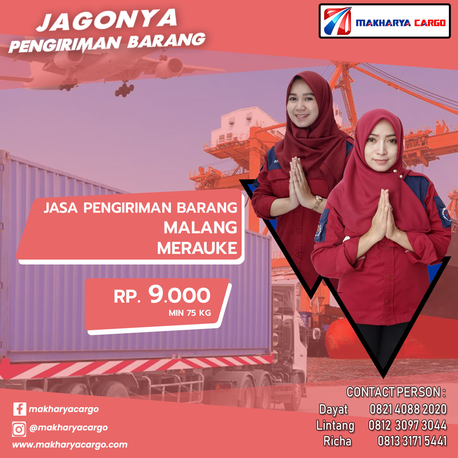 Jasa Pengirimana Barang Malang Merauke Ongkir Rp 9.000