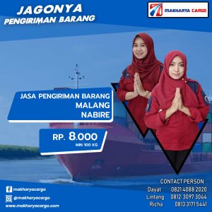 Jasa Pengiriman Barang Malang Nabire