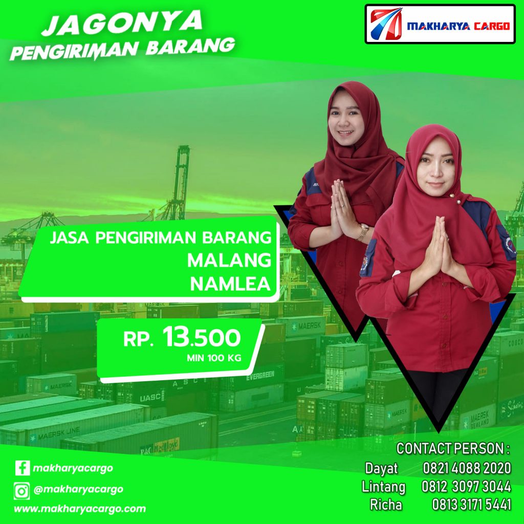 Jasa Pengiriman Barang Malang Namlea