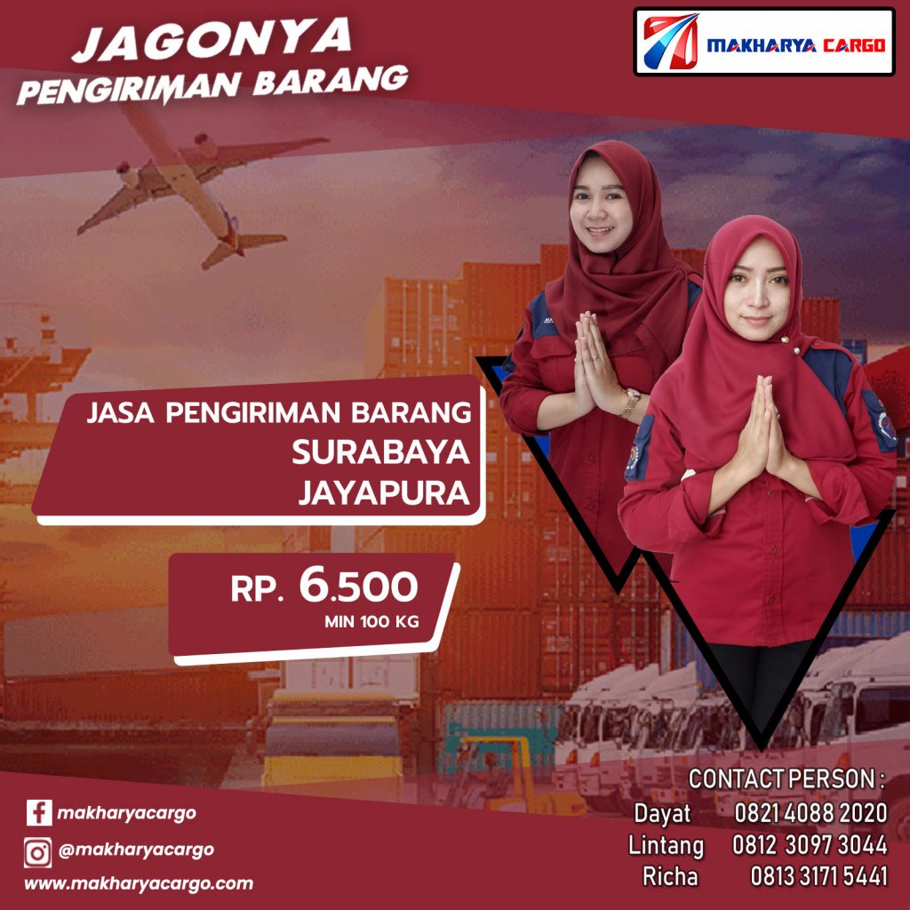 Jasa Pengiriman Barang Surabaya Jayapura