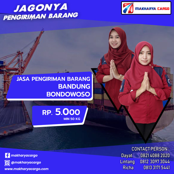 Tarif Ongkos Kirim Bandung Bondowoso