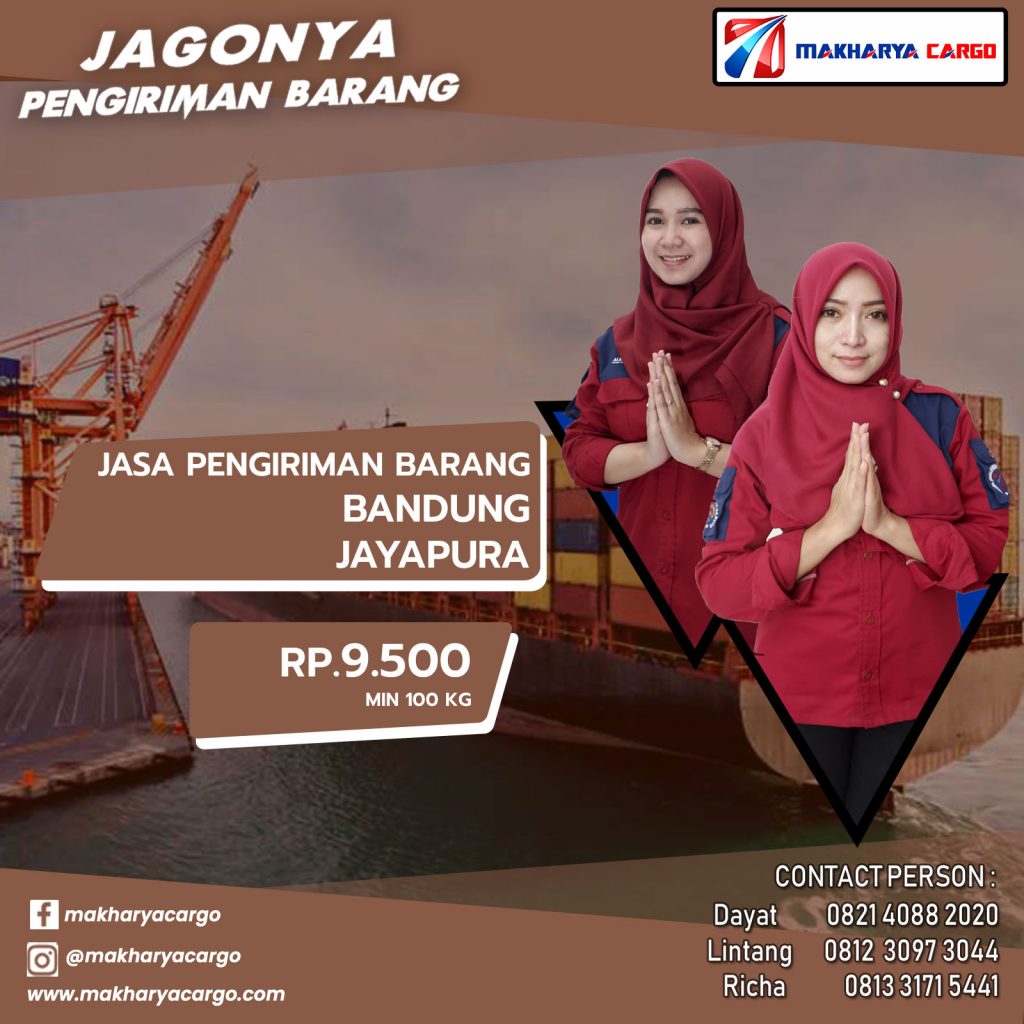 Tarif Ongkos Kirim Bandung Jayapura