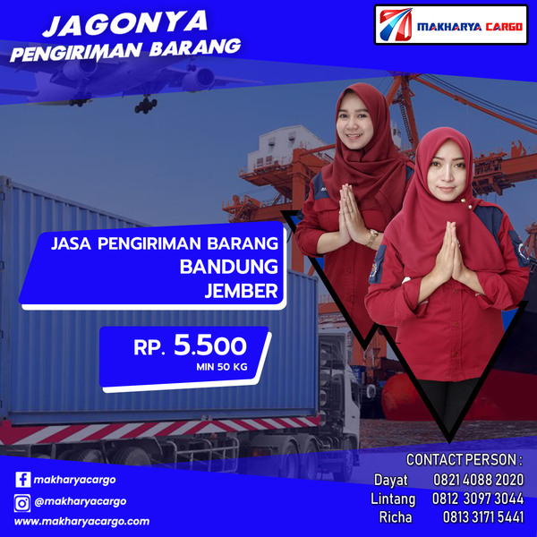 Tarif Ongkos Kirim Bandung Jember