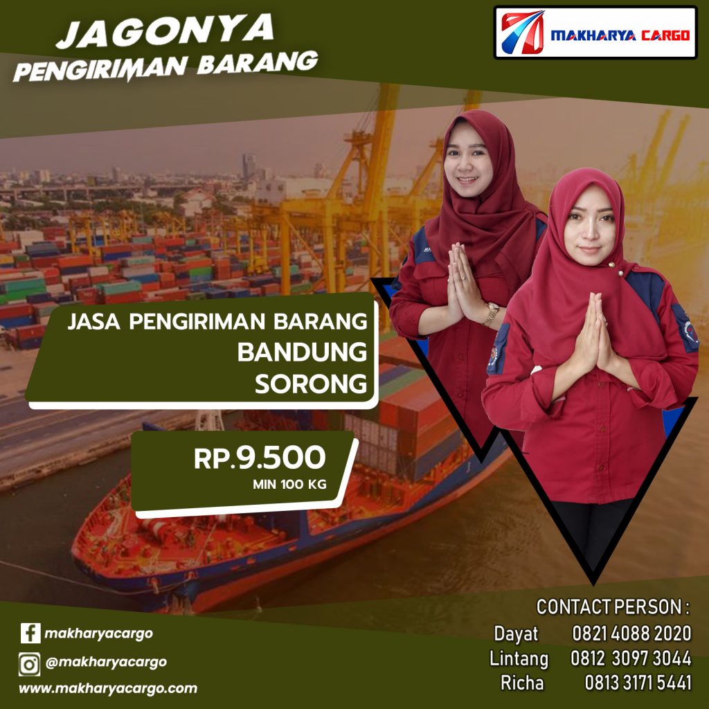 Tarif Ongkos Kirim Bandung Sorong