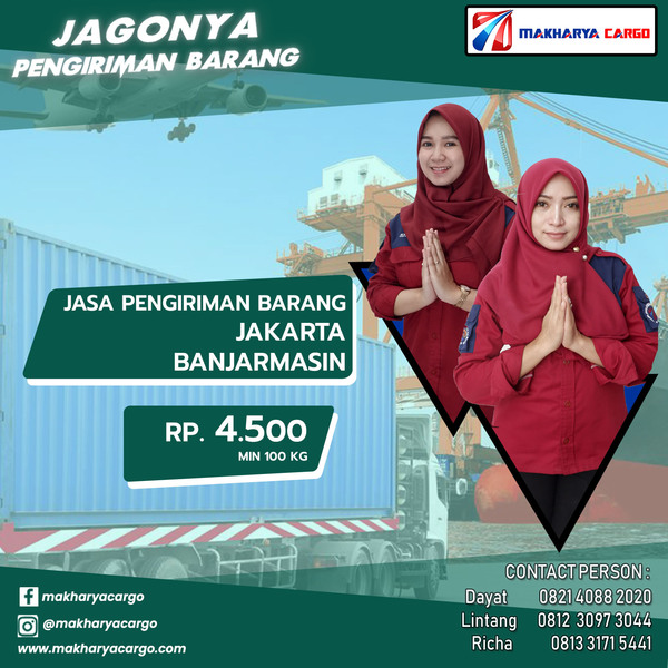 Tarif Ongkos Kirim Jakarta Banjarmasin